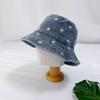 Women's and Men's Daily Denim Flower Bucket Hat