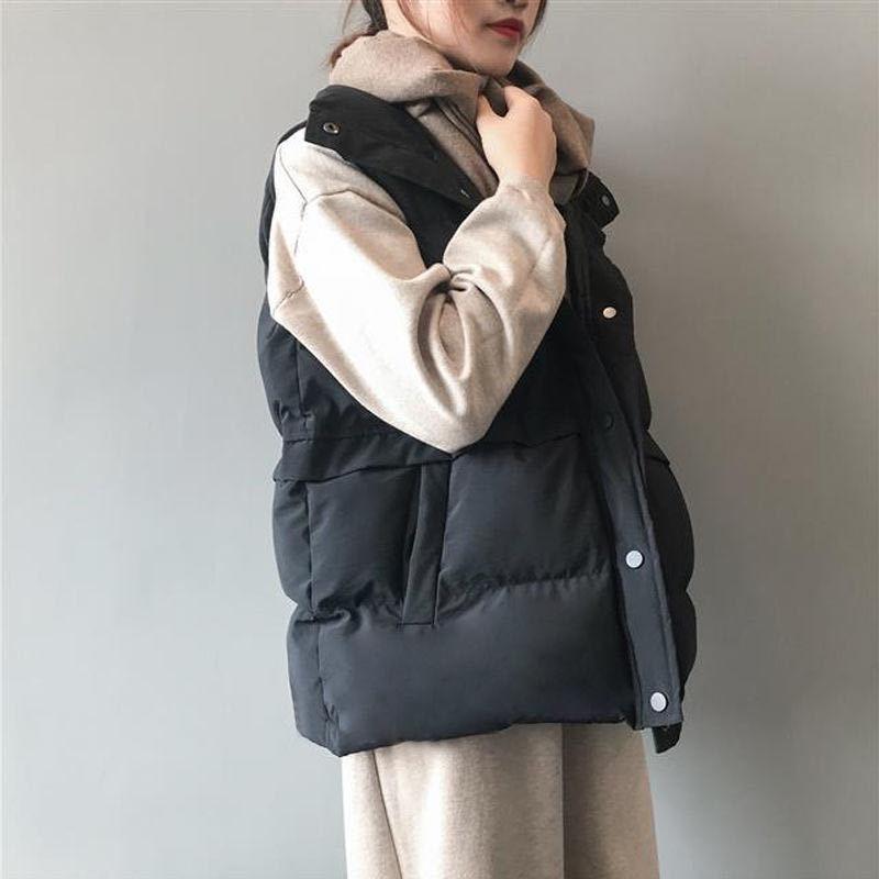 Women's Shorts Loose Sleeveless Winter Down Coat Jacket Parkas For Women Outdoor Windbreaker Vest Korean Style