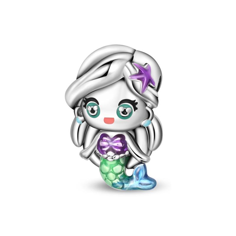 Новая серия «Медный мальчик и девочка» Спортивные бусины DIY Подходит для красивых браслетов Женские украшения