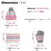 TRIWONDER Knit Neck and Gloves Set for Boys and Perfect for Outdoor and Travel Fleece 3-Piece Cap, Warmer, Girls, Winter, Skiing, Snowboarding,