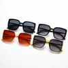 1/5pcs Sets Trendy Rectangle Sunglasses Big Frame Colorful Women Luxury Brand Driving Sunglasses UV400 Y2K Retro Sun Glasses