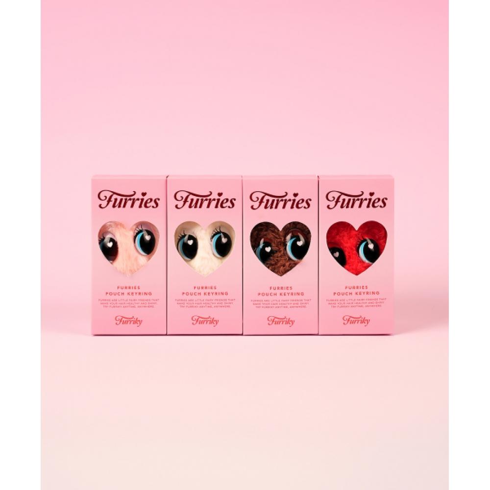 Furriky Glow Red Lily Pouch Key Ring