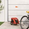 VidaXL Pet Bike Trailer Orange 93949