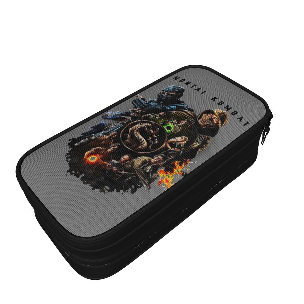 Mortal Kombat Scorpion Sub Zero Mk11 Game Pencil Case Pencil Pouch for Student Large Bag Students School Gifts Stationery