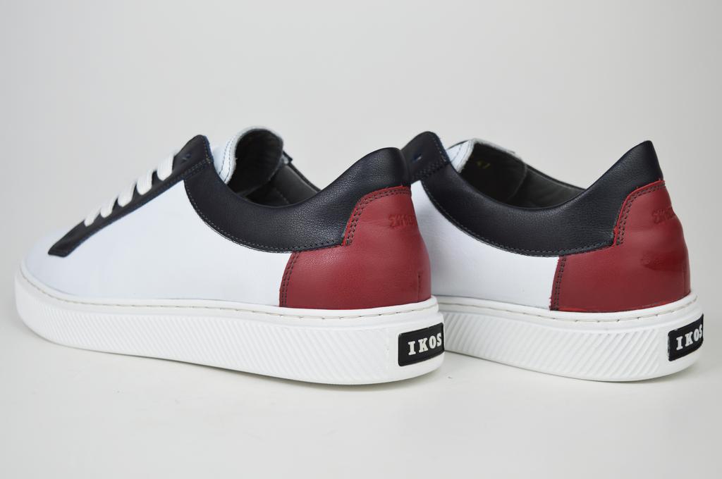 Trampki męskie ikos 16692 40 Biała skóra