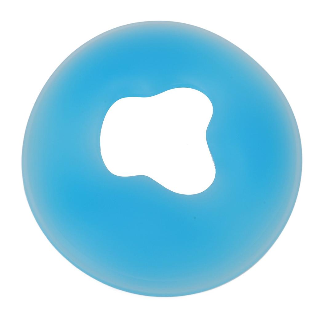Silicone Spa Face Pillow Soft Round Massage Face Relaxing Cushion Pad for Beauty Salon Blue