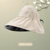 New visor empty top Internet celebrity outdoor vinyl summer sun protection hat UV protection breathable sun hat big brim