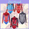 Cosplay body 3D potisk mléčné hedvábí pro kostýmovou párty superhrdinů