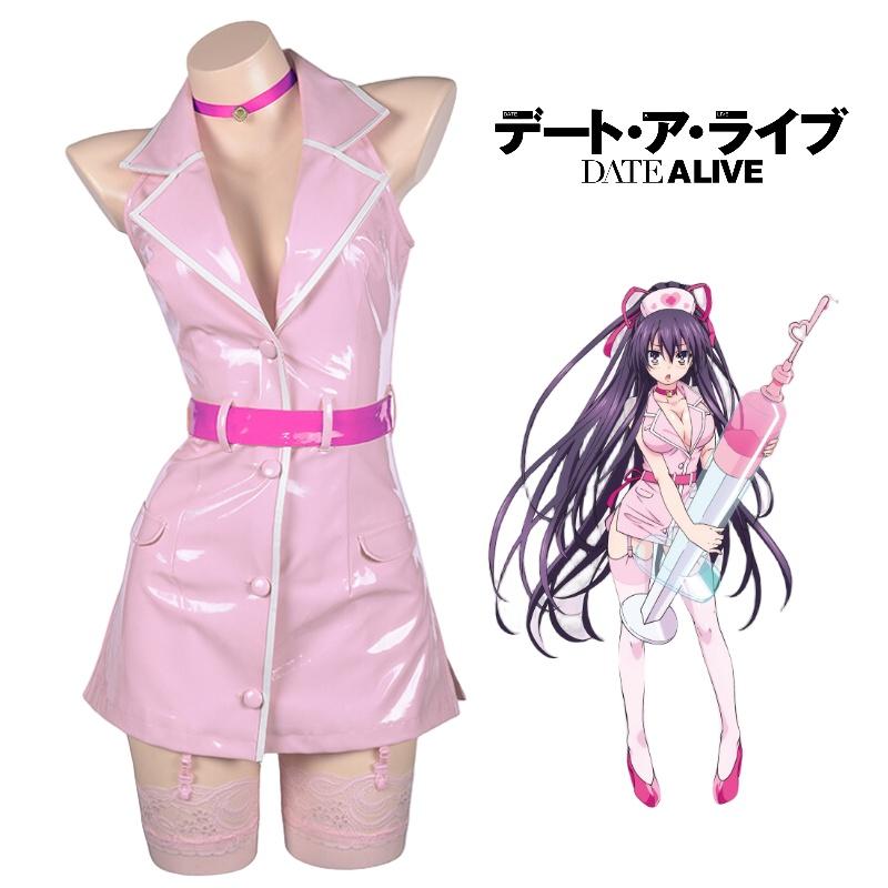 A Date Live Yatogami Tohka Halloween Cosplay Dress Party Outfit Roleplay Event