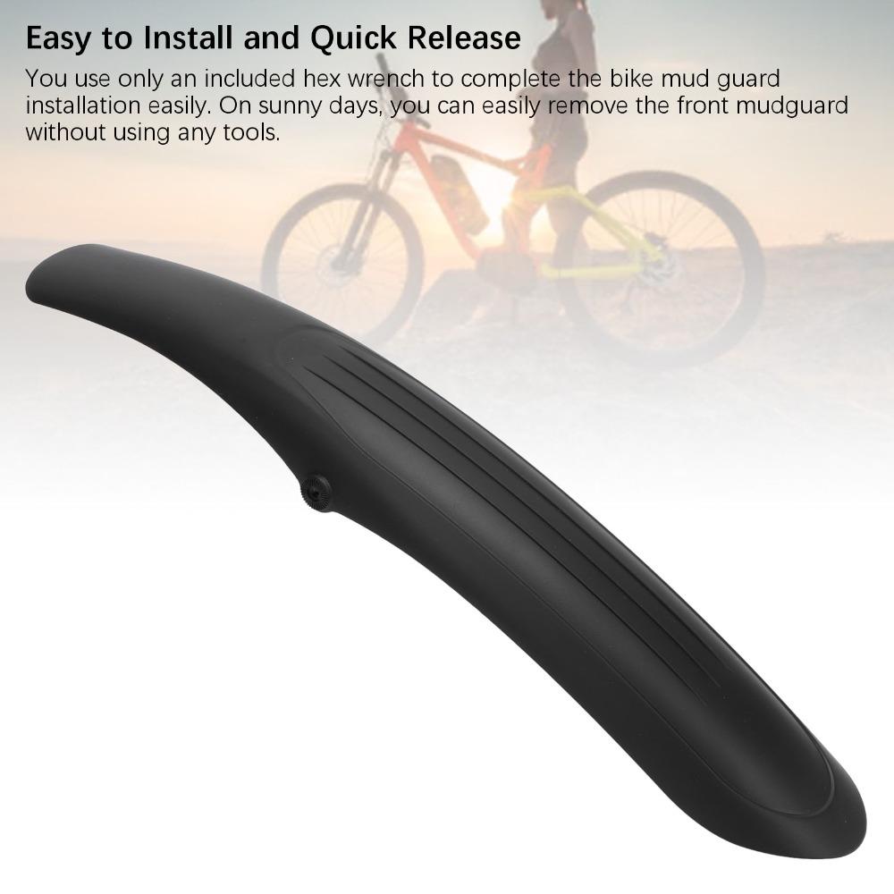 Widened Bike Mudguard Universal Mountain Bike Mudguard for 26/27.5/29 Inch Bikes Bike Accessories