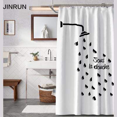 Banyo Kalınlaşmış Su Geçirmez Perde Küf Geçirmez Duş Perdesi Duş Bölümü Perdesi Duş Perdesi Banyo Perdesi Ücretsiz Delikli