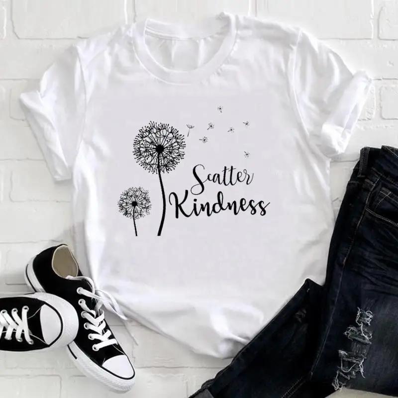 Flowers Instagram Explosion in Europe and The United States Clothing Top Shortsleeved Tshirt Oversized T Shirt Tops