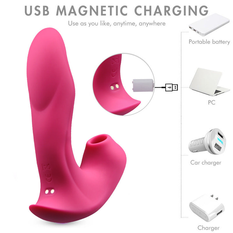 Sucking Beating Multifrequency Women Wearable  Suction S