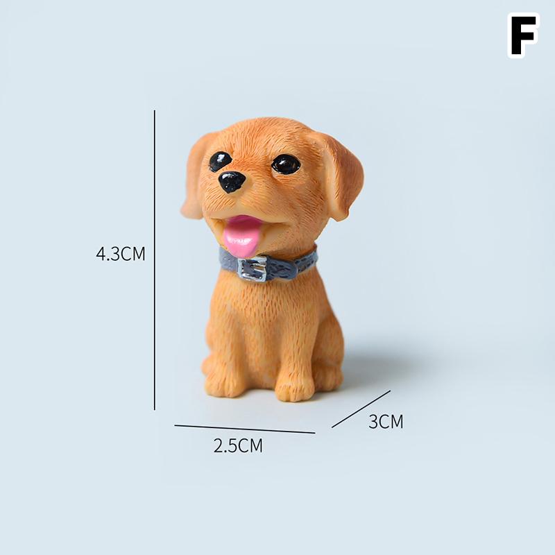 

Украшение для автомобиля Милые мультяшные собаки Фигурка для девочек Подарки Украшение для автомобиля Кукла собака на приборную панель