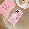 Pink Puppy Dog Imd Phone Case For Iphone 13 12 Promax 11 14 Pro Max Soft Silicone Shockproof Back Cover Capa Cover