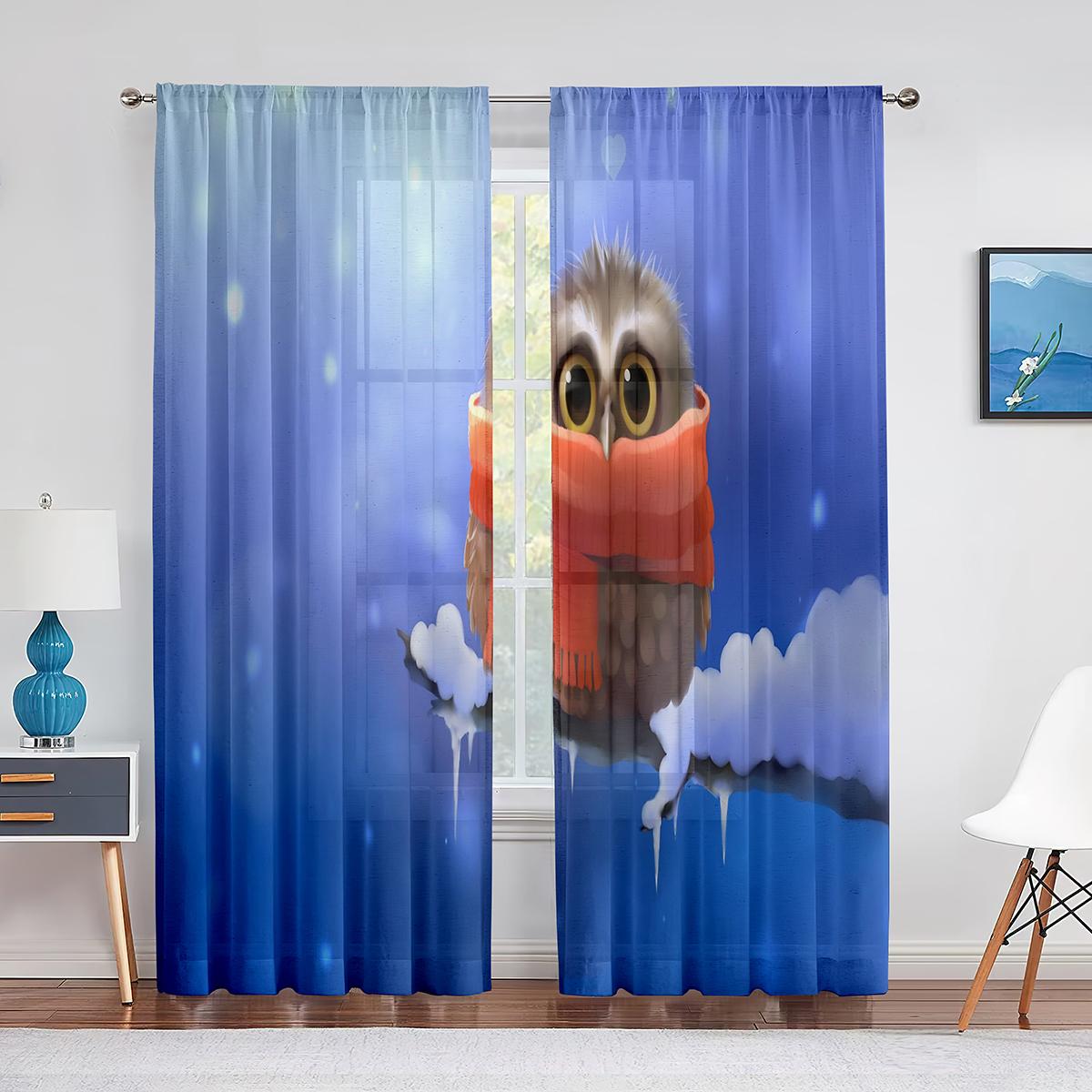 Мультяшные цветные совы — фото 15