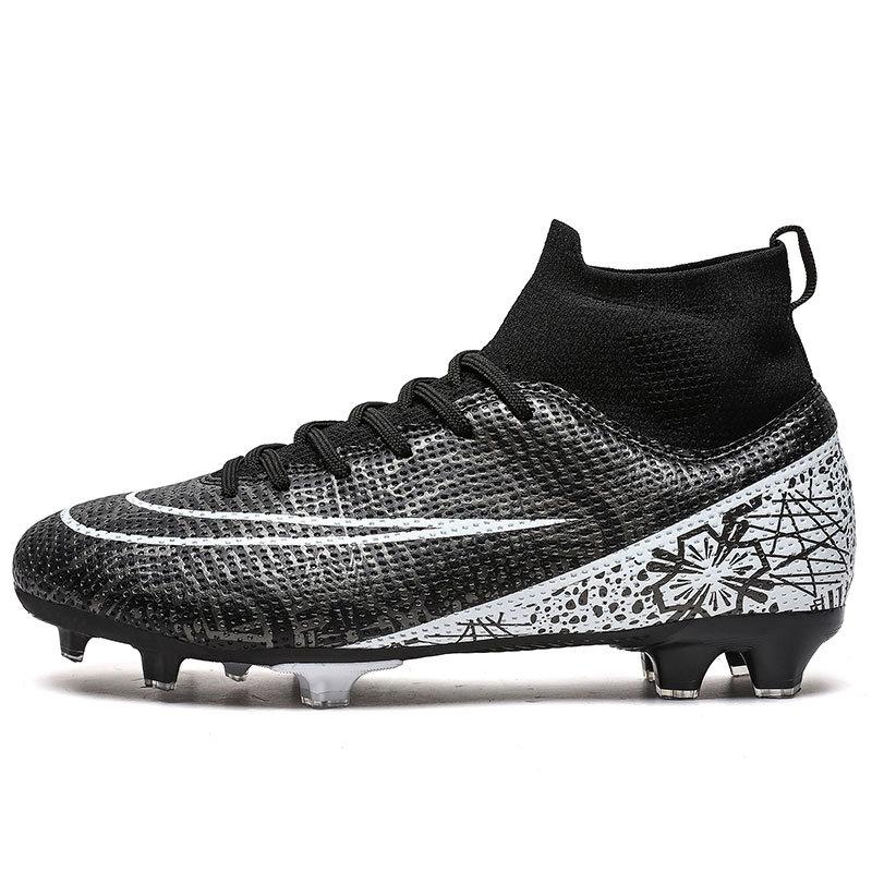 New Low-top Men's and Women's AG Long Nails Competition Football Shoes TF Broken Nails Children's Outdoor Sports Grass Football Shoes