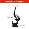 Modern Abstract Sculptures Resin Flame Figurines Statue Table Centerpieces for Living Room Office Home Decorations