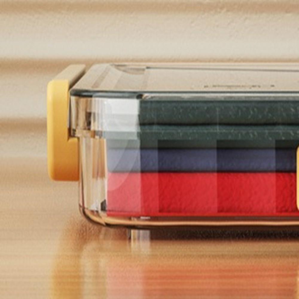 Transparent Desktop Paper Storage Box Dust Proof Card Holder Case File Document Organizer  Contract