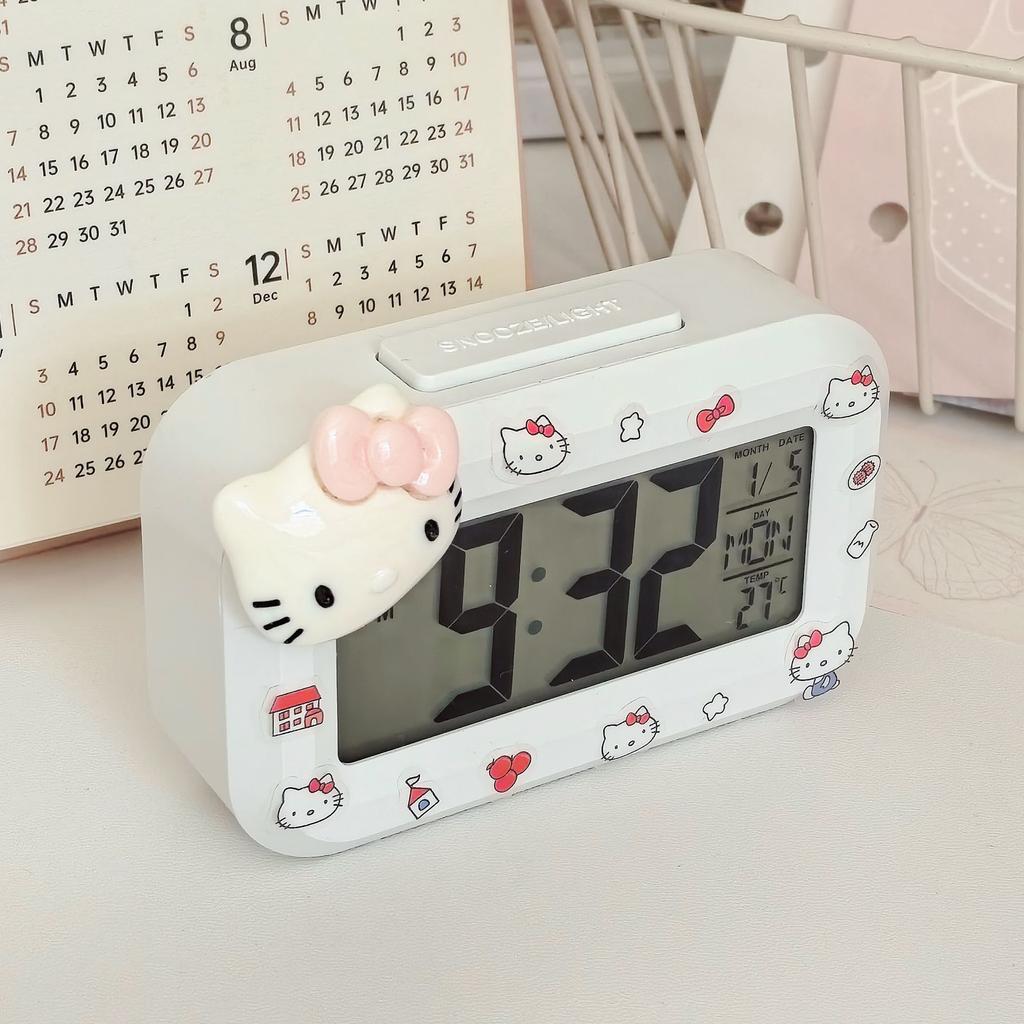 Desktop Multi-function Desk Clock New Cute Mini Children's Small Alarm Clock Cute Student Dormitory Artifact Decorative Clock
