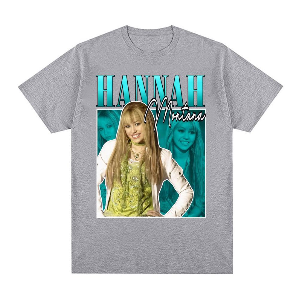 Hannah Montana 90s Vintage Graphics Tee Shirt Unisex Women Clothing Harajuku High Street Tshirt Fashion Casual 100 Cotton T Shirt