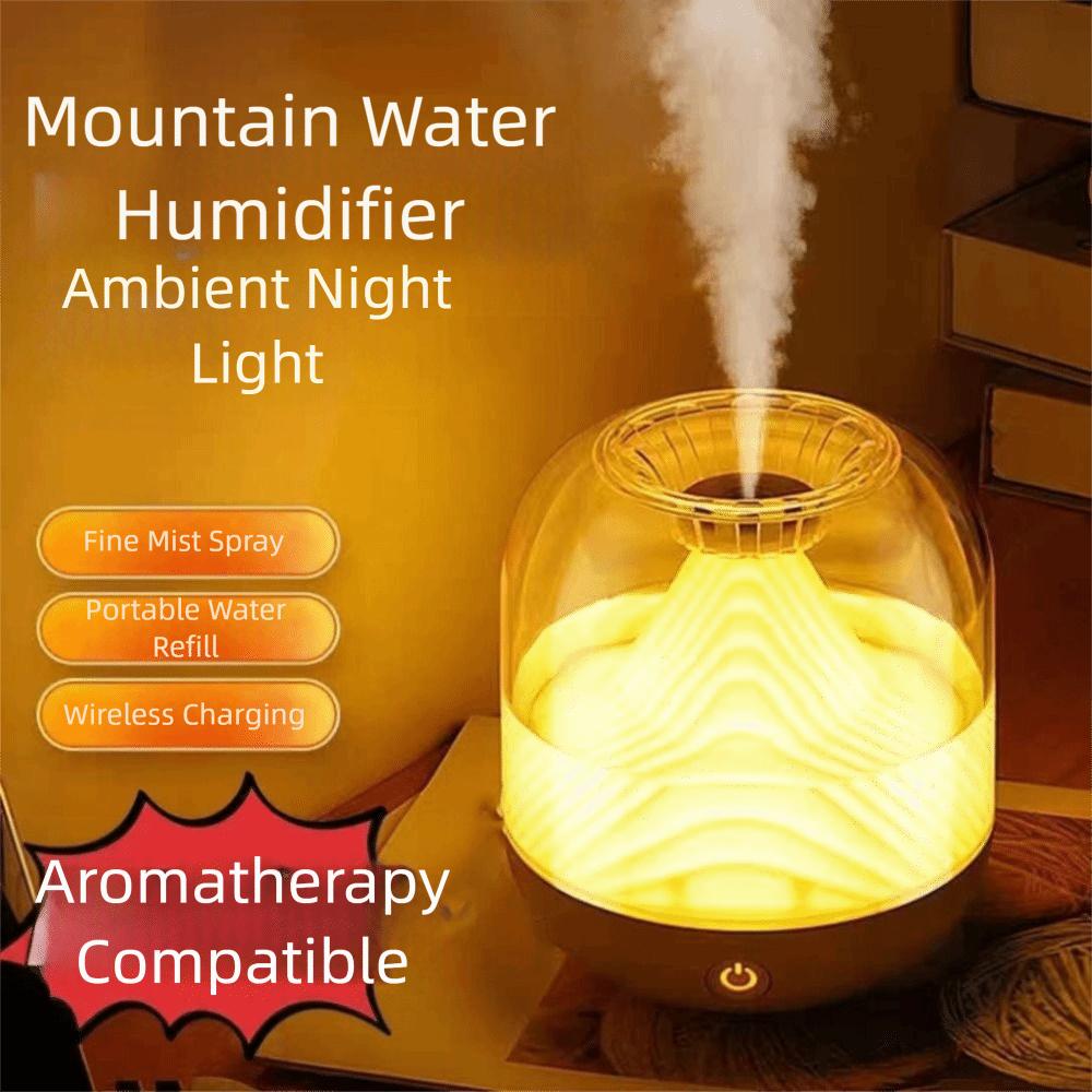 Large-Capacity Water Atomizer Night Light Aroma Diffuser Bedroom Humidifier  Air Humidifier