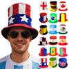 Football Fan Flag Themed Hats, Party Hats, Celebration Hats, Hats For Watching And Cheering The Game.