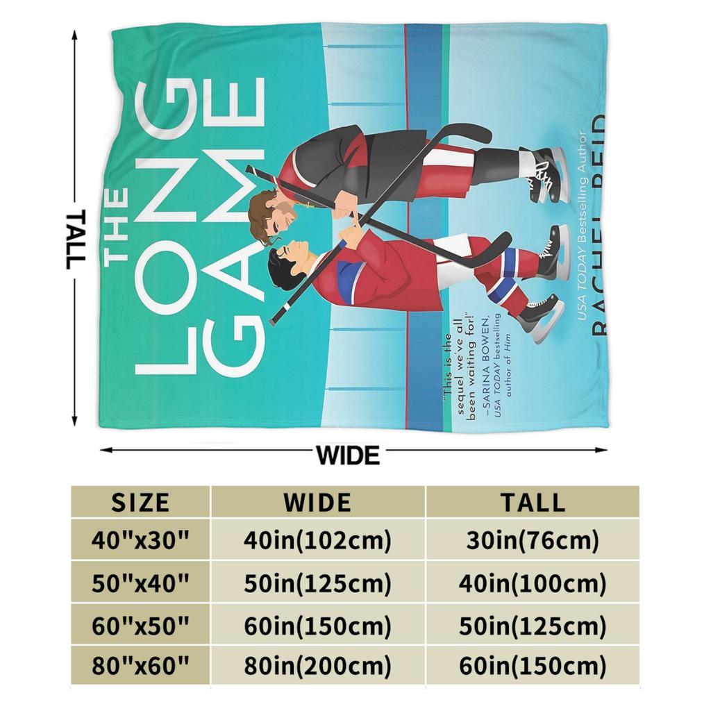 Heated Rivalry Blankets Coral Fleece Plush Canadian TV Show Soft Throw Blankets for Airplane Travel Bedspread