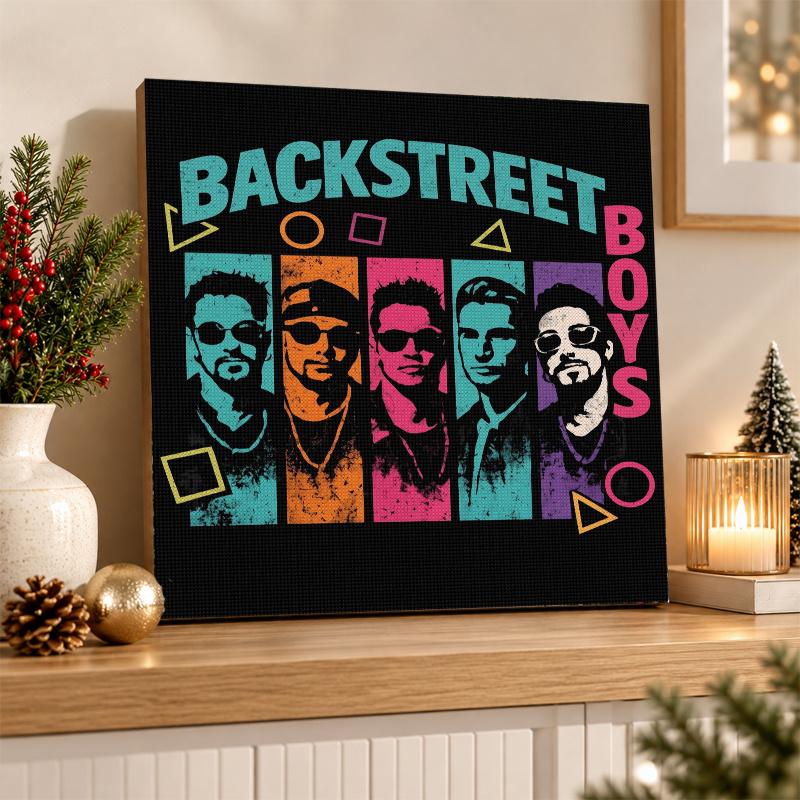 Backstreet Boys Diamond Painting Kit 5D Full Drill DIY Diamond Mosaic Wall Art Home Decor