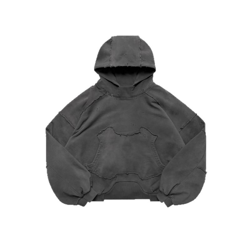 Unisex Oversized Hoodie With Color Block Panel Design Fall Winter Streetwear Loose Fit Long Sleeve Sweatshirt