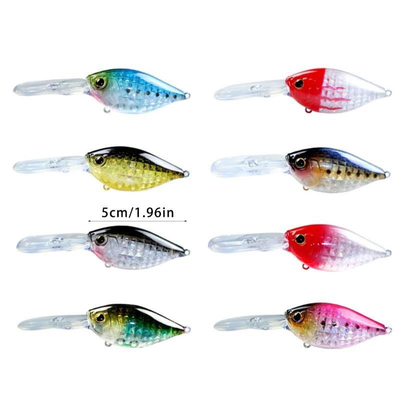 Fishing Lure Slow Sinking Artificial Fish Baits Topwater Crankbaits Wobbler Artificial Hard Baits Easy to Use