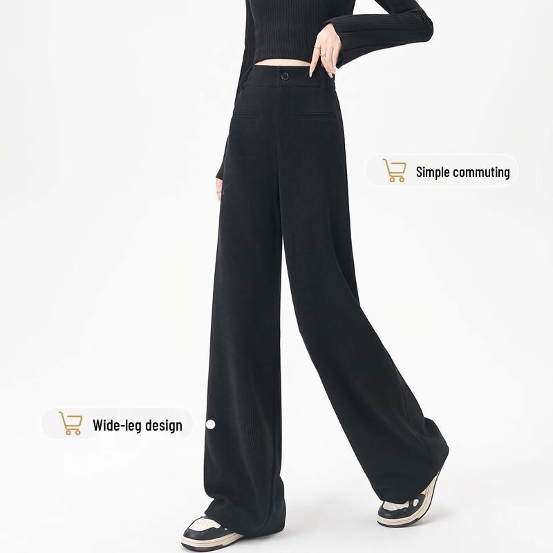 HSTYLE Women's Relaxed Slim-Fit Casual Suit Pants