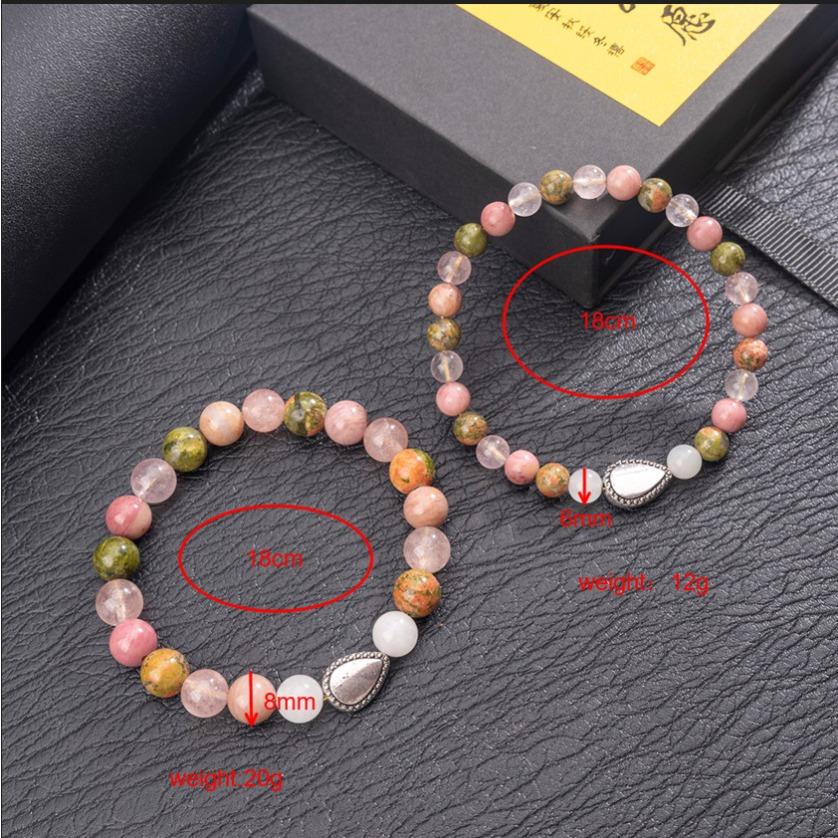 Natural crystal bracelet, strawberry crystal bracelet, high-end women's jewelry, accessories