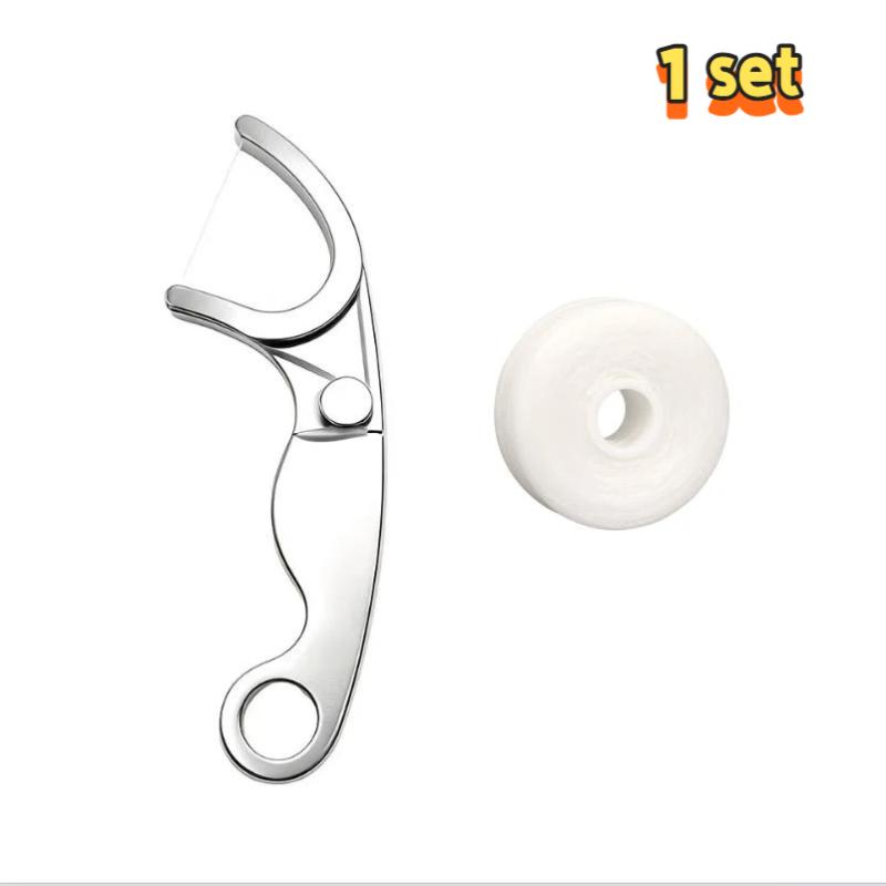 Stainless Steel Dental Floss Holder Life-Time