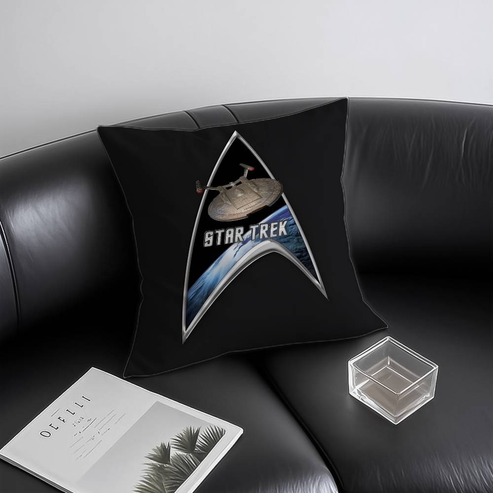 S-Star T-Trek Ship Movie Pillow Case Anti-dustmite Invisible Zipper Sofa Bed