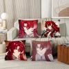 1pc Game Anime Honkai Star Rail Argenti Pillow Case Fashion Square Pillowcase Bedroom Sofa Room Ins Decoration Leisure