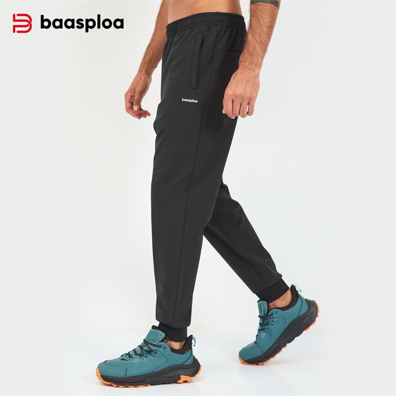 BAASPLOA Winterhose für Herren Plus Fleece Verdickte Herren Premium Marke Warme Trainingshose Outdoor Casual Täglicher Komfort Sporthose für Herren