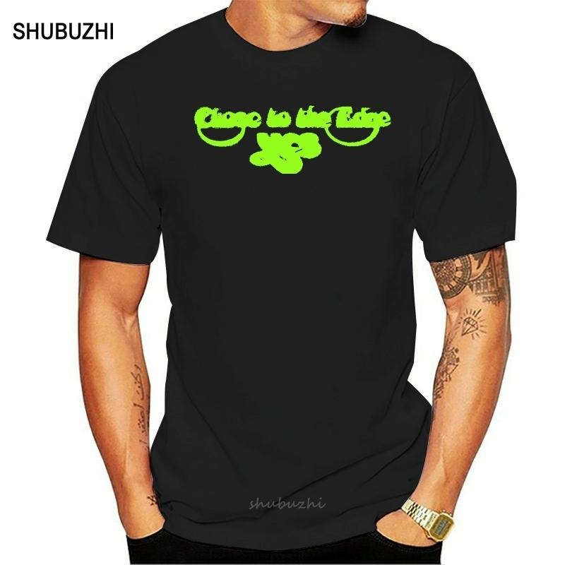 Yes T Shirt Close To The Edge Band Logo new Official men cotton tshirt summer brand teeshirt euro size S разноцветный