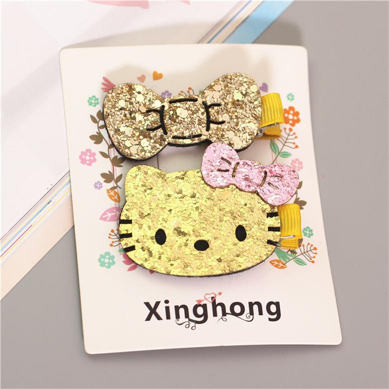 Cute Cartoon Princess Girls Kids Hair Clips Hairpins Accessories For Children Hair Bow Barrette Hairclip Headwear Headdress