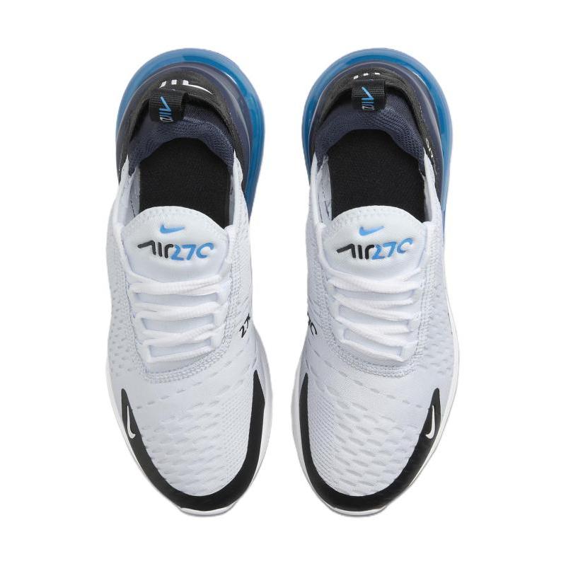 Nike Air Max 270 GS 'Football Grey Thunder Blue' Sneakers 943345-033