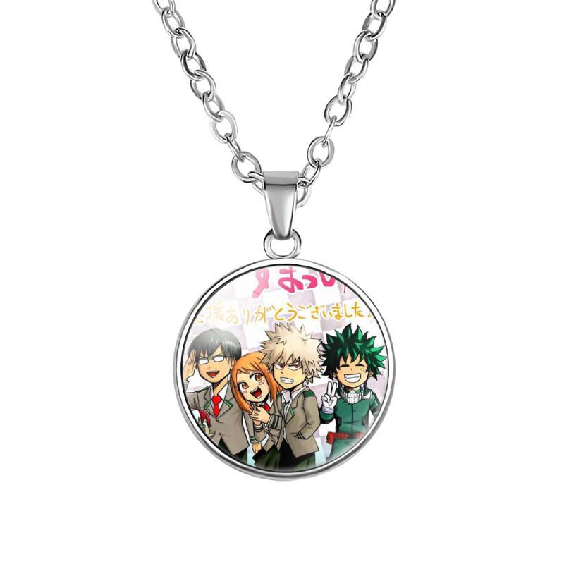 My Hero Academia Pendant Necklace Handmade Alloy Cartoon Character Jewelry