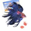 Betta Fish Silikonform Håndlaget 3D Fisk Epoxy Resin Støpeform Kamping Fisk Figur Dekorering Lage Form DIY Craft Lovers Gift