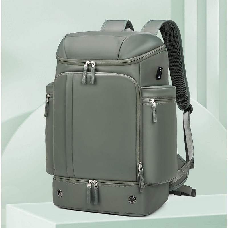 Men's Expandable Travel Backpack, 17 Inch Large Water Resistant Laptop Backpack with Shoe Compartment, Airline Approved Carry On