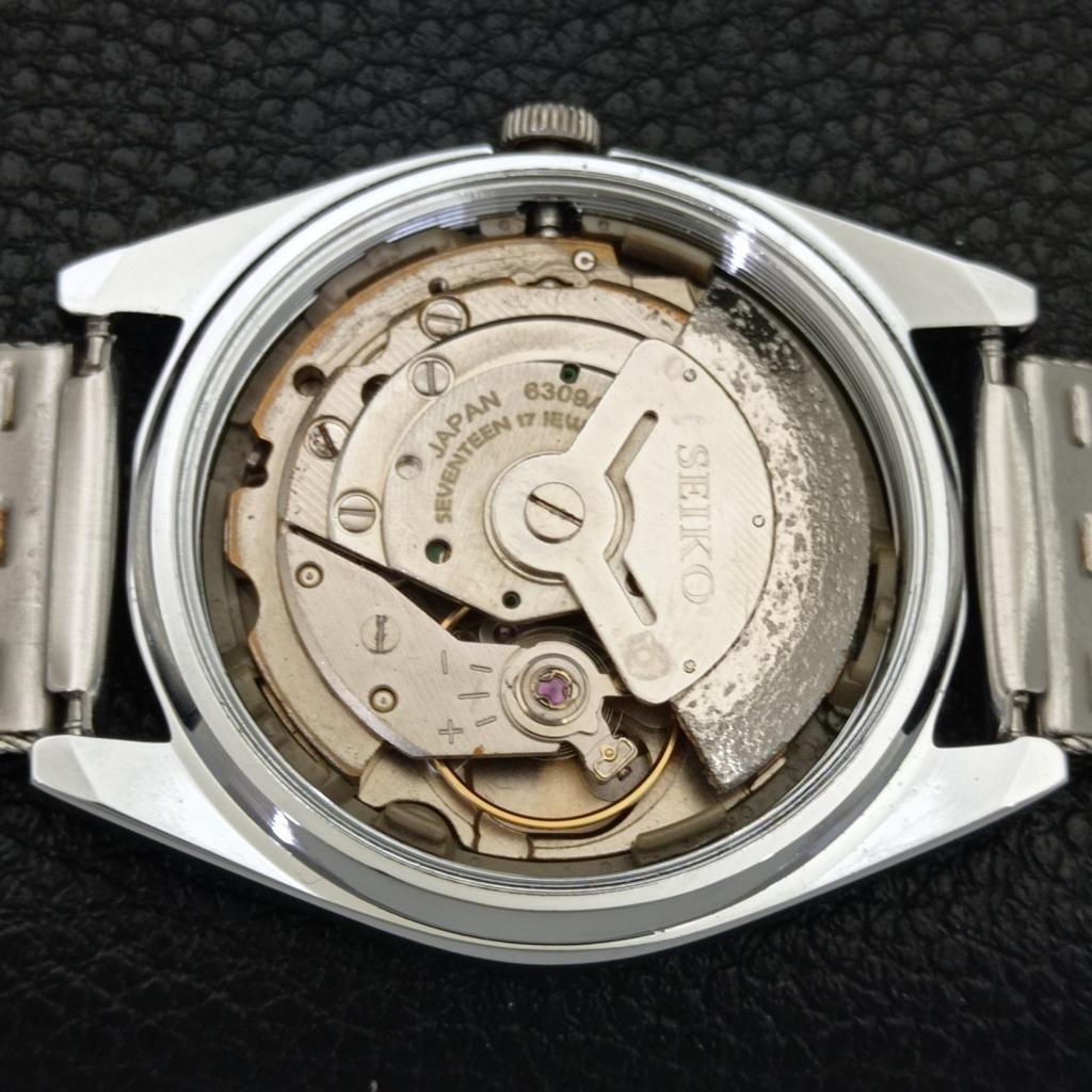 AUTOMATIC 6309A VINTAGE REFURBISHED SEIKO 5 JAPAN MENS SILVER WATCH a701722-5 R206c-a701722