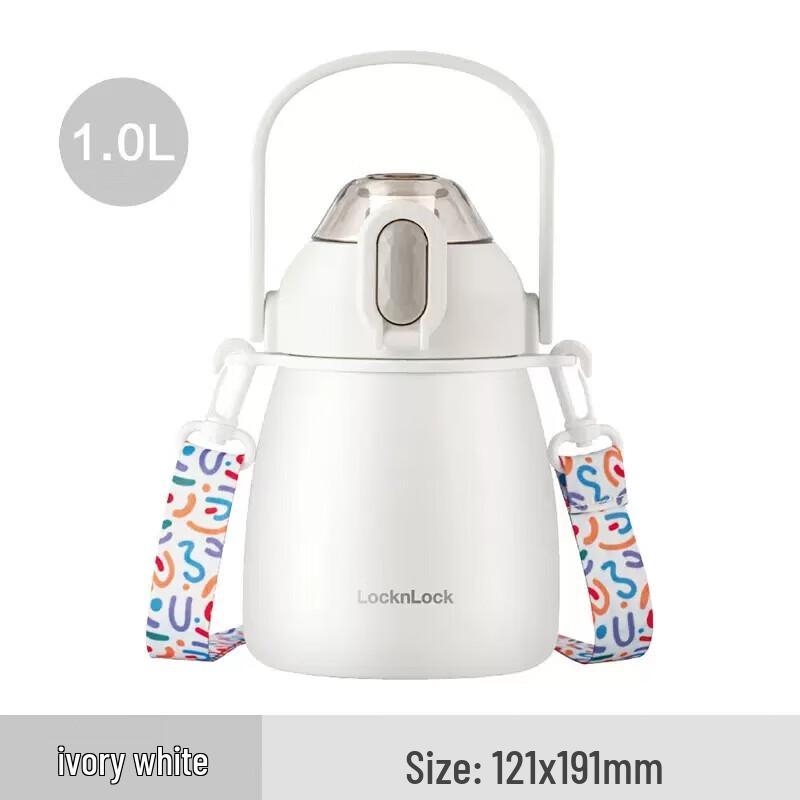 LocknLock 1000ml 316L Stainless Steel Insulated Straw Tumbler