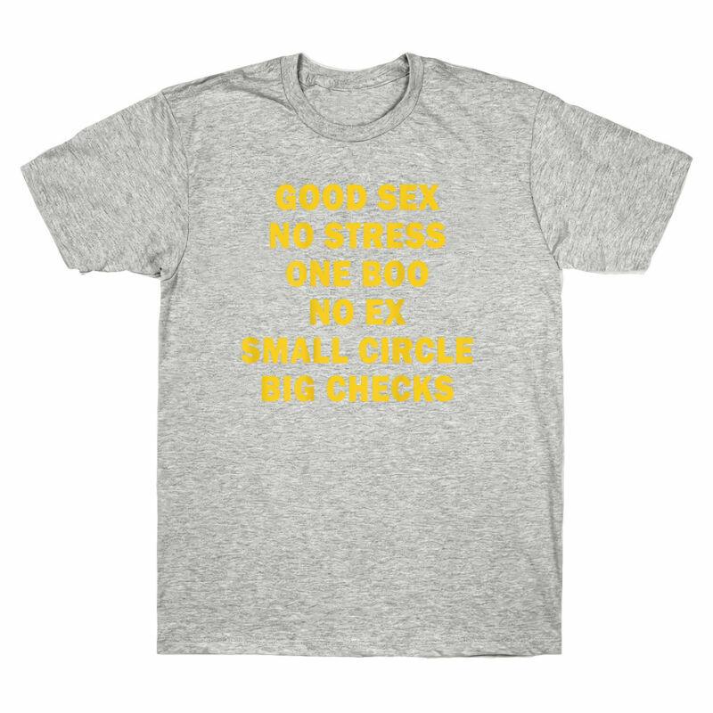 Big No No Circle Boo Stress Small Good Checks Unisex One Gift Sex T-Shirt Funny Ex