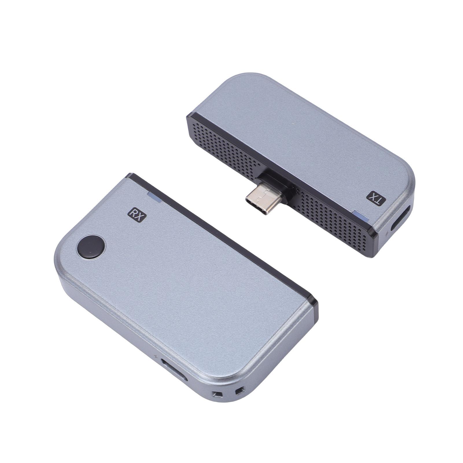

Wireless HD Multimedia Transmitter and Receiver 164FT 5G 2.4G 4K Decoding Input 1080P Output Type C HD Multimedia Extender Kit for PC Plug and Play