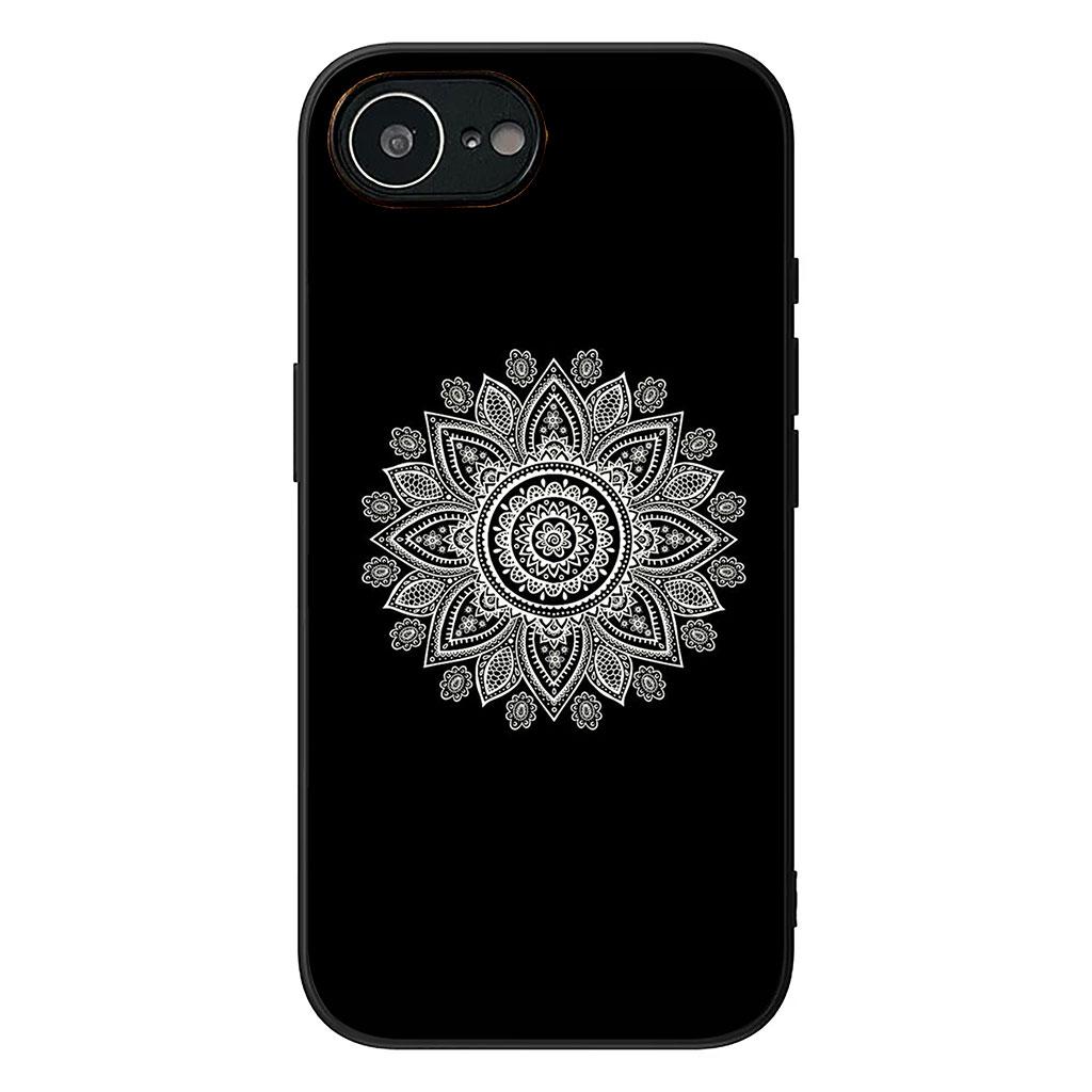 Floral Paisley Mandala Flower Texture Phone Cover Case for Apple iPhone 16 15 14 Plus 13 12 Mini 17 Pro Max + ProMax 16E Air 16+