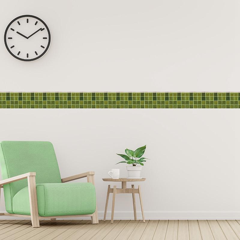 Tapet autoadeziv DIY pentru linia taliei Dormitor Sufragerie Plintă Autocolante de perete Bucătărie Baie Impermeabil Folie grădiniță