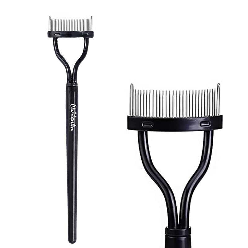 Eyelash Comb Eyelash Separator tool Mascara Applicator Eyelash brush Lash Separator Tool Comb Arc Designed Cosmetic Brushes Tool, With Comb Cover